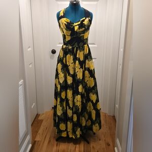 Trashy Diva 1959 Roses Lena Maxi Dress